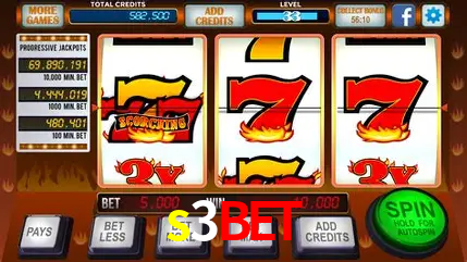 Slots online da s3bet com jackpots progressivos